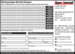 Kleinanzeigencoupon